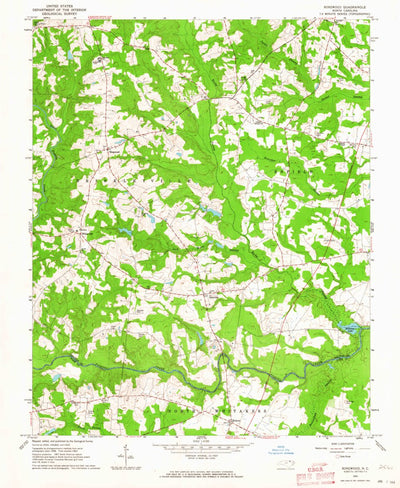 United States Geological Survey Ringwood, NC (1963, 24000-Scale) digital map