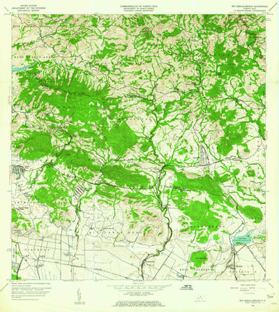United States Geological Survey Rio Descalabrado, PR (1960, 20000-Scale) digital map
