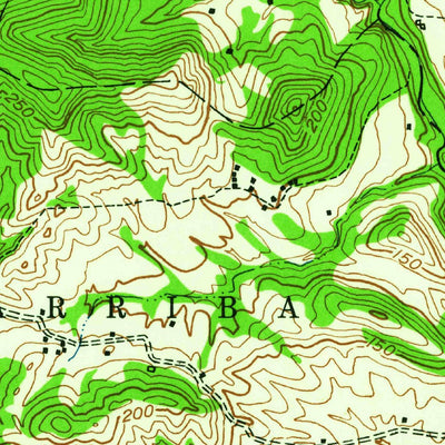 United States Geological Survey Rio Descalabrado, PR (1960, 20000-Scale) digital map