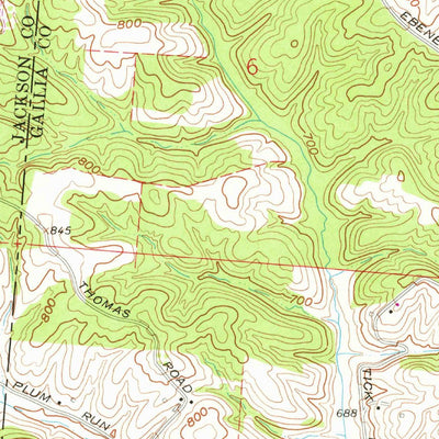 United States Geological Survey Rio Grande, OH (1961, 24000-Scale) digital map