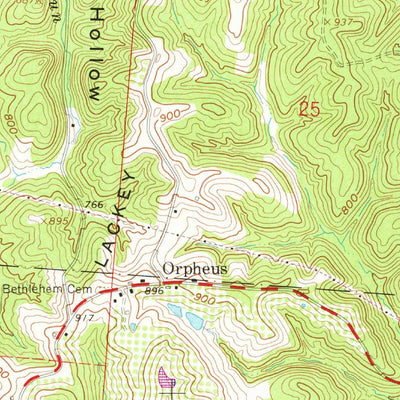 United States Geological Survey Rio Grande, OH (1961, 24000-Scale) digital map