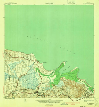United States Geological Survey Rio Grande, PR (1941, 30000-Scale) digital map