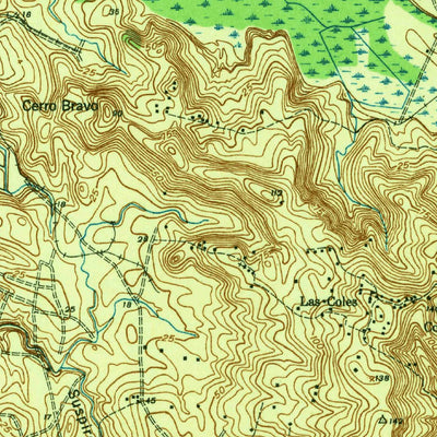 United States Geological Survey Rio Grande, PR (1941, 30000-Scale) digital map