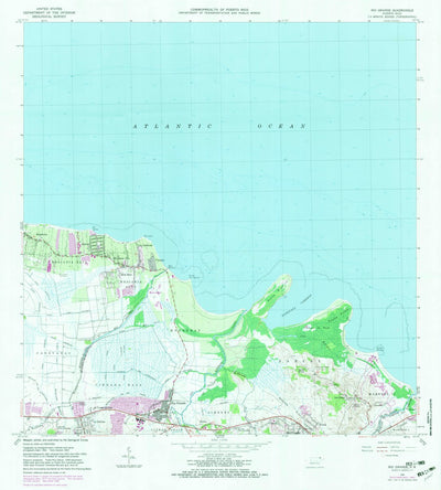 United States Geological Survey Rio Grande, PR (1963, 20000-Scale) digital map