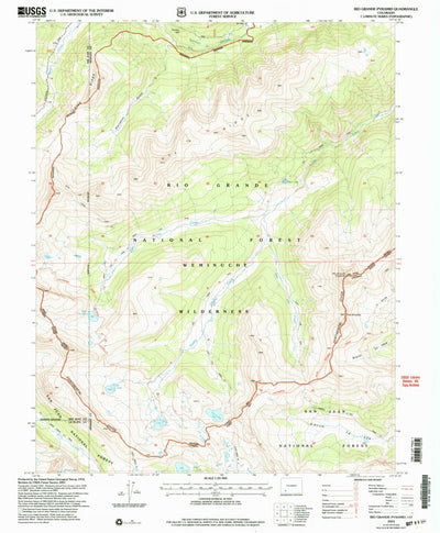 United States Geological Survey Rio Grande Pyramid, CO (2001, 24000-Scale) digital map