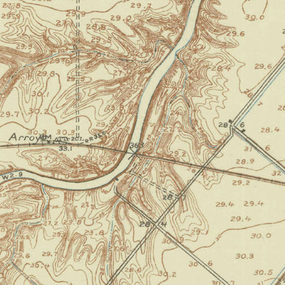United States Geological Survey Rio Hondo, TX (1929, 24000-Scale) digital map