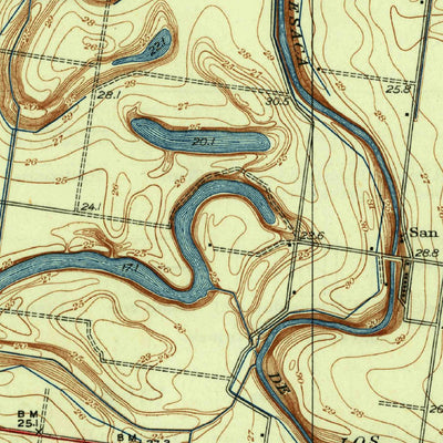 United States Geological Survey Rio Hondo, TX (1932, 31680-Scale) digital map