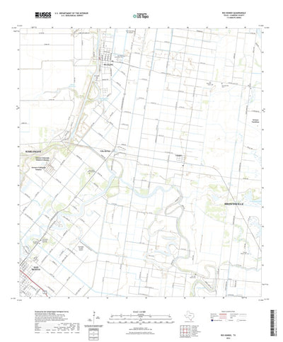 United States Geological Survey Rio Hondo, TX (2022, 24000-Scale) digital map