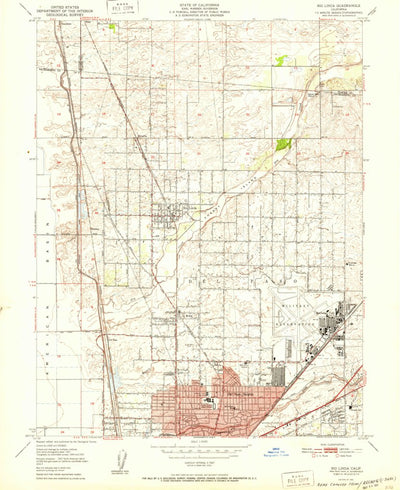 United States Geological Survey Rio Linda, CA (1951, 24000-Scale) digital map