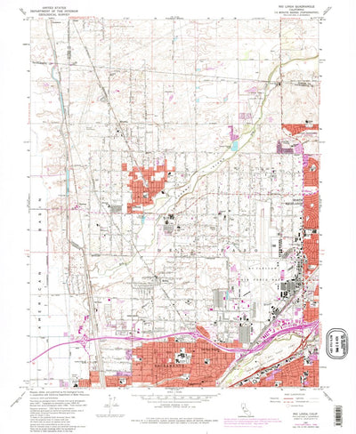 United States Geological Survey Rio Linda, CA (1967, 24000-Scale) digital map