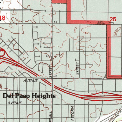United States Geological Survey Rio Linda, CA (1992, 24000-Scale) digital map