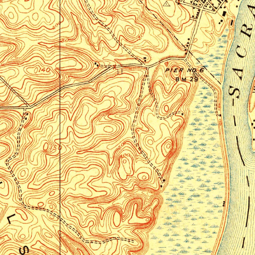 Rio Vista, CA (1910, 31680-Scale) Map by United States Geological Survey |  Avenza Maps