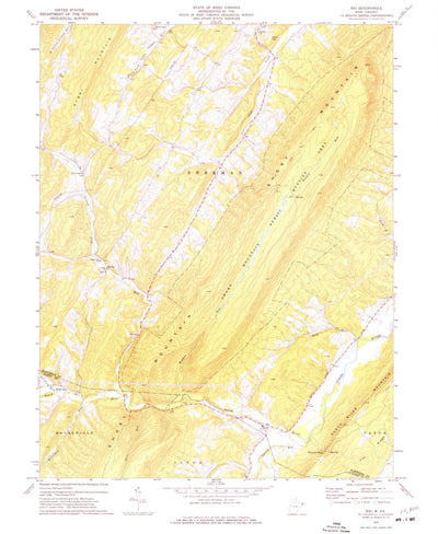 United States Geological Survey Rio, WV (1970, 24000-Scale) digital map