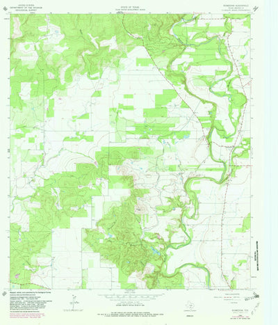 United States Geological Survey Riomedina, TX (1964, 24000-Scale) digital map