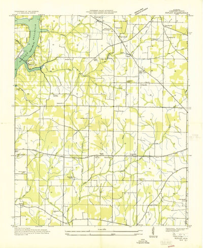 United States Geological Survey Ripley, AL (1936, 24000-Scale) digital map