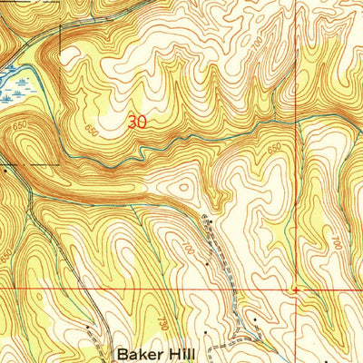 United States Geological Survey Ripley, AL (1951, 24000-Scale) digital map