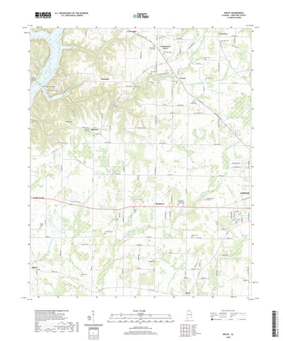 United States Geological Survey Ripley, AL (2020, 24000-Scale) digital map