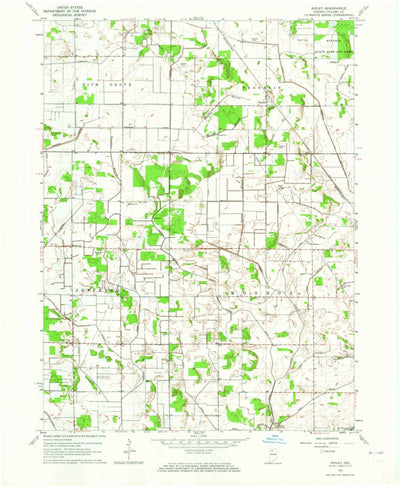 United States Geological Survey Ripley, IN (1962, 24000-Scale) digital map
