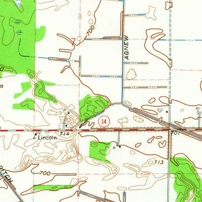 United States Geological Survey Ripley, IN (1962, 24000-Scale) digital map