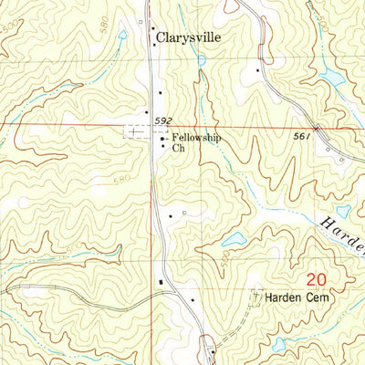 United States Geological Survey Ripley, MS (1982, 24000-Scale) digital map