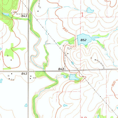 United States Geological Survey Ripley, OK (1975, 24000-Scale) digital map