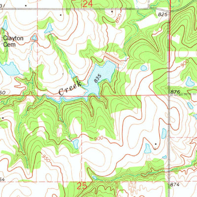 United States Geological Survey Ripley, OK (1975, 24000-Scale) digital map