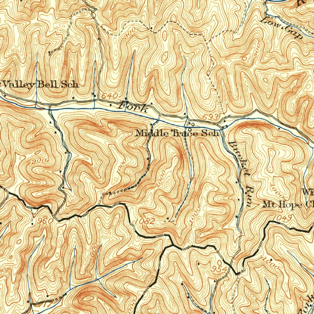 Mont Ripley Map Ripley, WV (1926, 62500-Scale) Map by United States Geological Survey ...