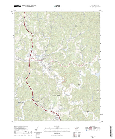United States Geological Survey Ripley, WV (2023, 24000-Scale) digital map