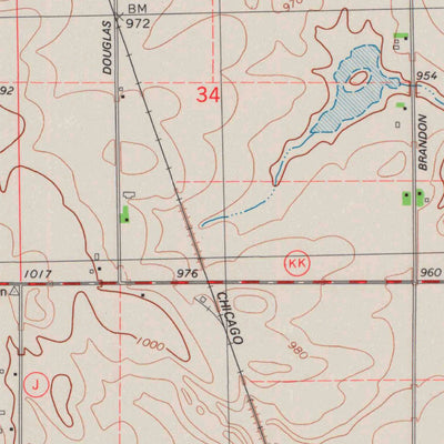 United States Geological Survey Ripon, WI (1980, 24000-Scale) digital map