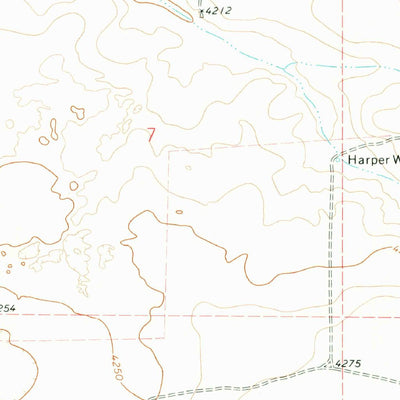 United States Geological Survey Rippee Ranch, NM (1973, 24000-Scale) digital map