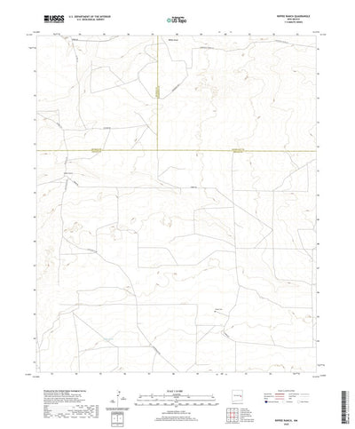 United States Geological Survey Rippee Ranch, NM (2020, 24000-Scale) digital map