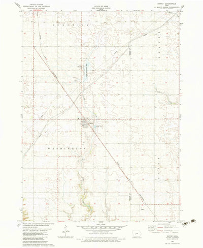 United States Geological Survey Rippey, IA (1982, 24000-Scale) digital map