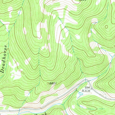 United States Geological Survey Ripple Creek, CO (1977, 24000-Scale) digital map