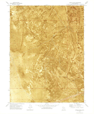 United States Geological Survey Ripple Valley, UT (1973, 24000-Scale) digital map