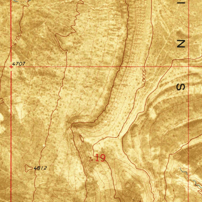United States Geological Survey Ripple Valley, UT (1973, 24000-Scale) digital map
