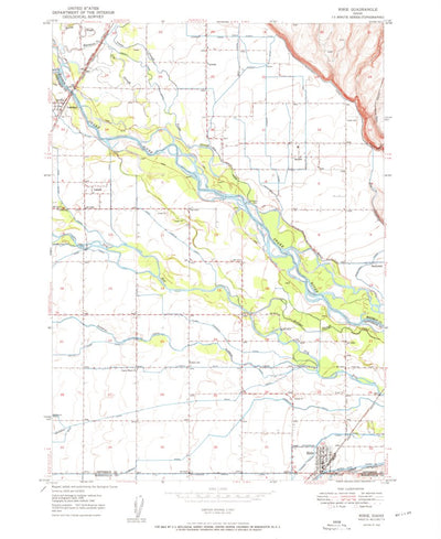 United States Geological Survey Ririe, ID (1950, 24000-Scale) digital map