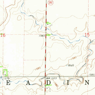 United States Geological Survey Rising City, NE (1965, 24000-Scale) digital map