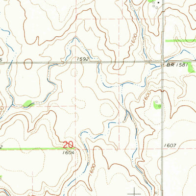 United States Geological Survey Rising City, NE (1965, 24000-Scale) digital map