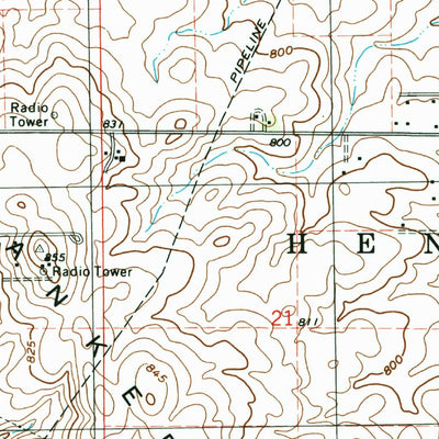 United States Geological Survey Rising, IL (1998, 24000-Scale) digital map