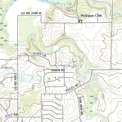 United States Geological Survey Rising, IL (2021, 24000-Scale) digital map