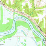 United States Geological Survey Rising Sun, IA (1972, 24000-Scale) digital map