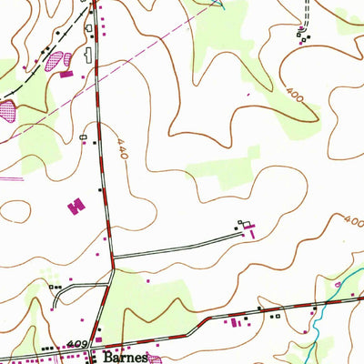 United States Geological Survey Rising Sun, MD-PA (1953, 24000-Scale) digital map