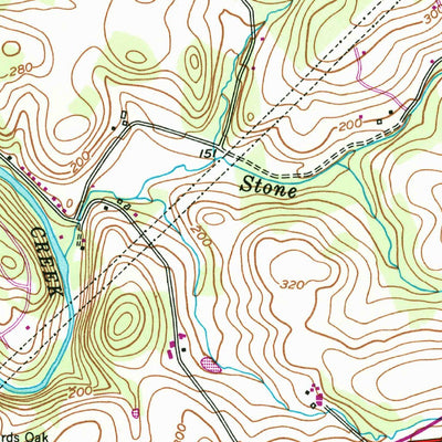 United States Geological Survey Rising Sun, MD-PA (1953, 24000-Scale) digital map