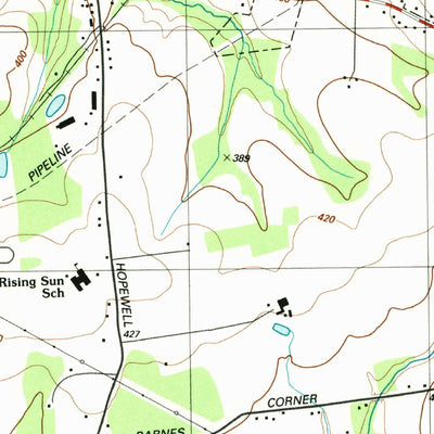 United States Geological Survey Rising Sun, MD-PA (1992, 24000-Scale) digital map