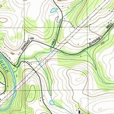 United States Geological Survey Rising Sun, MD-PA (1992, 24000-Scale) digital map