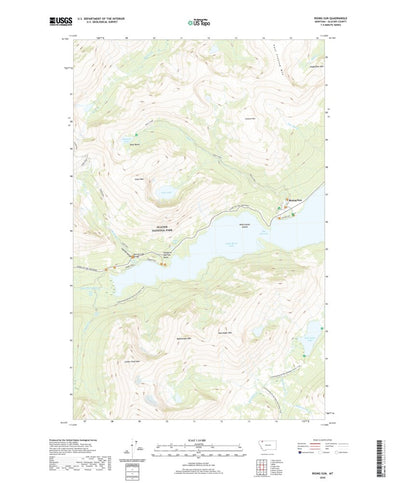 United States Geological Survey Rising Sun, MT (2020, 24000-Scale) digital map