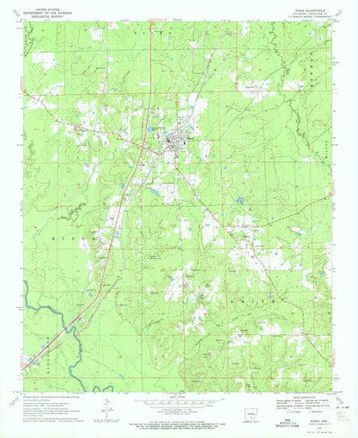 United States Geological Survey Rison, AR (1970, 24000-Scale) digital map