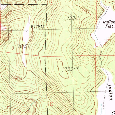 United States Geological Survey Risue Canyon, NV-CA (1988, 24000-Scale) digital map