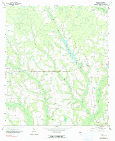 United States Geological Survey Ritch, GA (1971, 24000-Scale) digital map