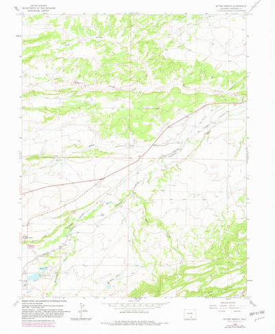 United States Geological Survey Ritter Arroyo, CO (1963, 24000-Scale) digital map